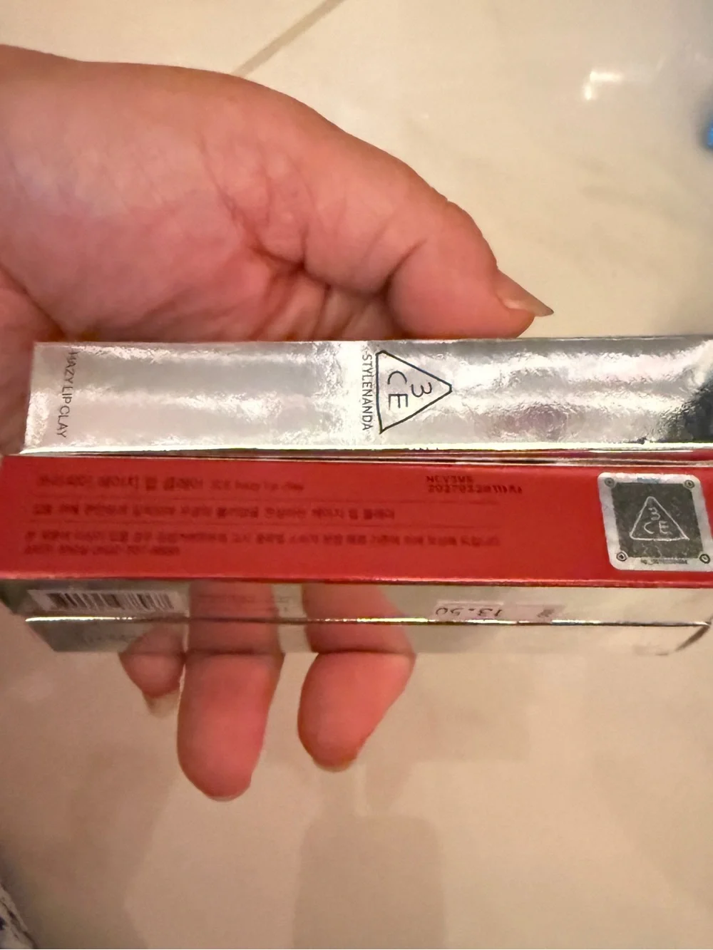 3CE Hazy Lip Clay Liquid Lipstick - Whip Red